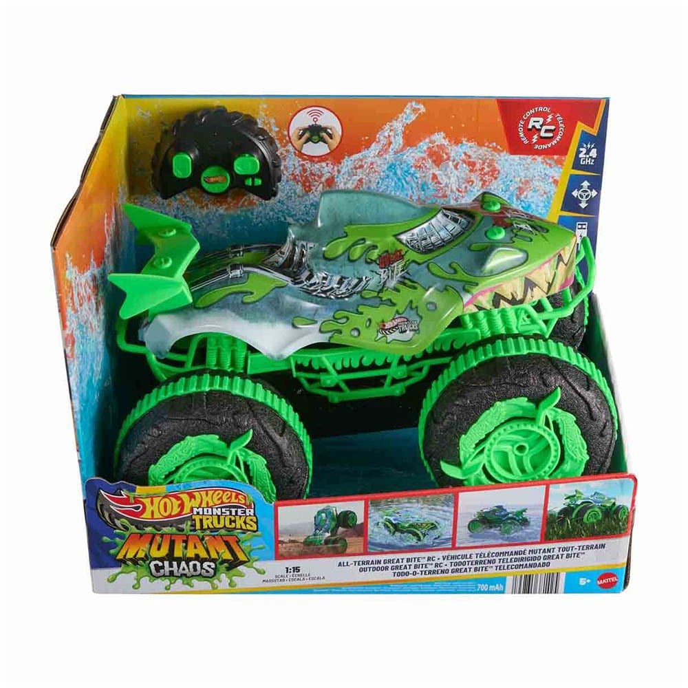 Hot WheelsHot Wheels 1:15 Monster Trucks Uzaktan Kumandalı Mutant Kaosu Arazi Aracı