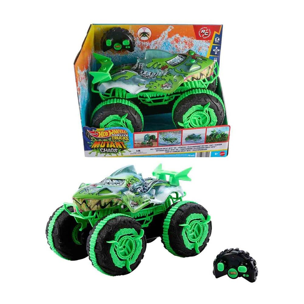 Hot WheelsHot Wheels 1:15 Monster Trucks Uzaktan Kumandalı Mutant Kaosu Arazi Aracı