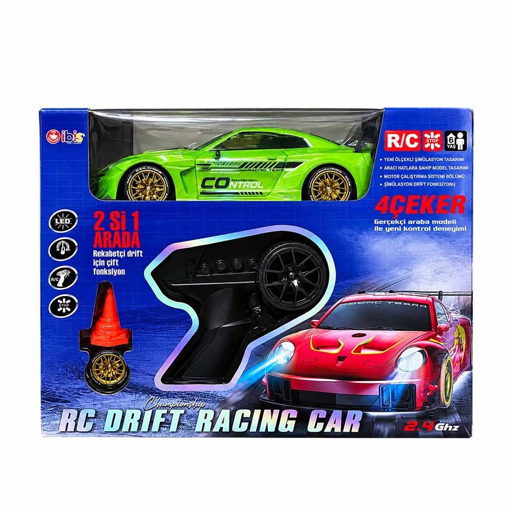 İbiş OyuncakUzaktan Kumandalı 2si 1 Arada Yarış Drift Arabası