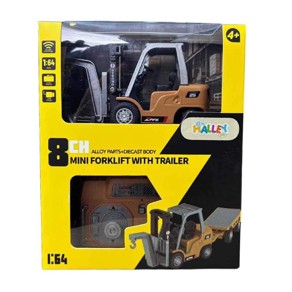 SeherSeher Kutulu 2.4 Ghz Uzaktan Kumandalı Metal Forklift 8 Yönlü