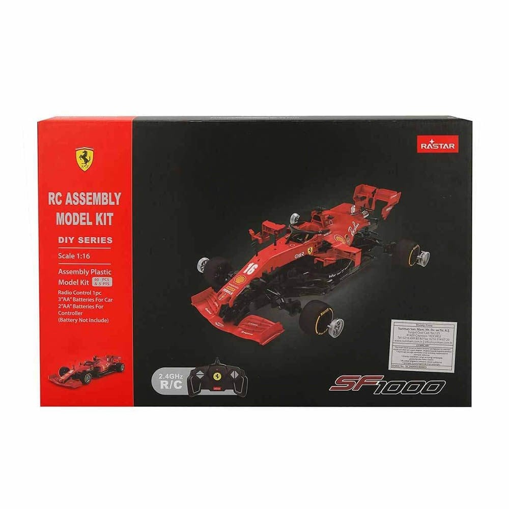 SunmanSunman Uzaktan Kumandalı 1:16 Ferrari SF1000 Model Araç Montaj Kiti