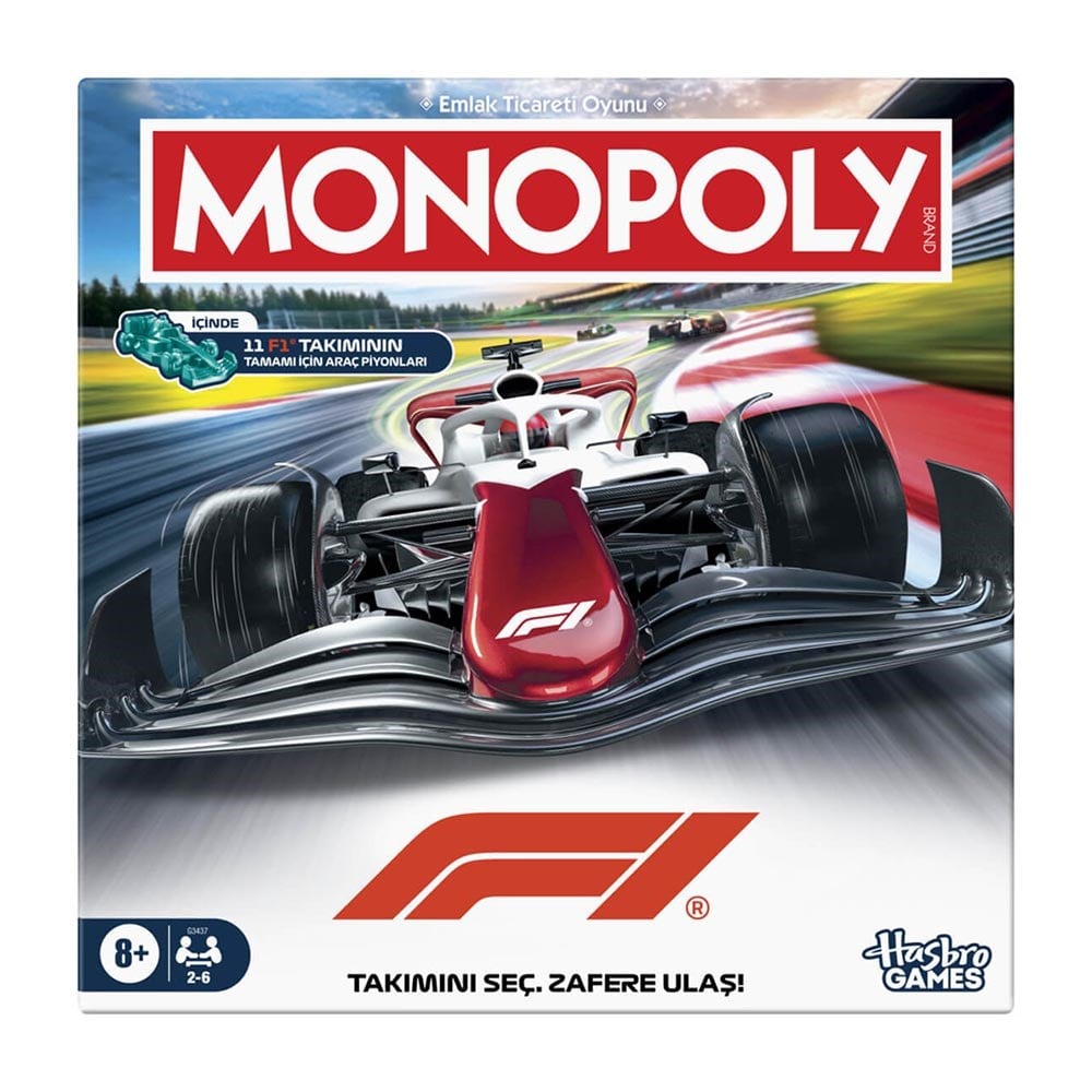 HasbroMonopoly F1 Formula Kutu Oyunu