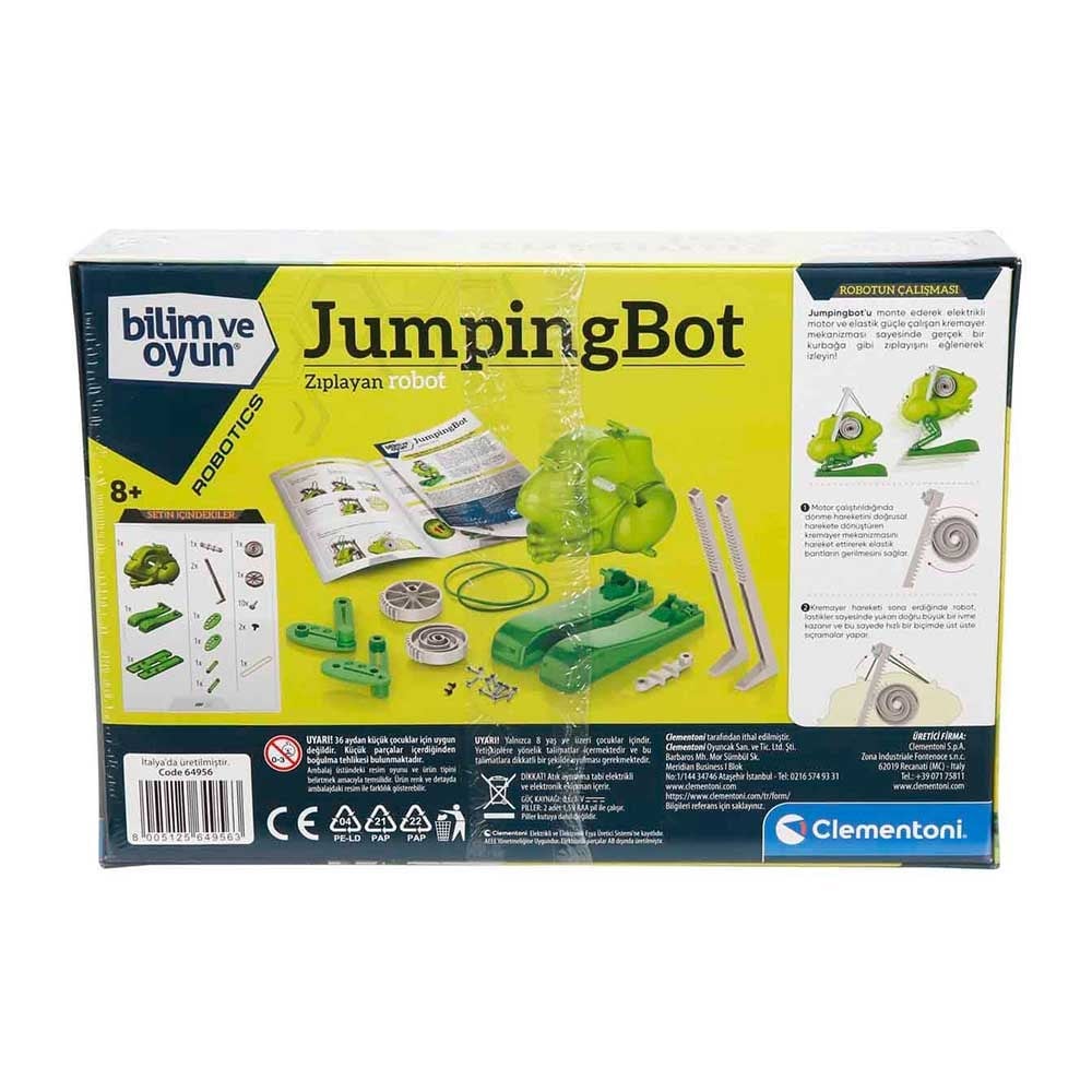 ClementoniClementoni Robotik Laboratuvarı Jumpingbot Zıplayan Robot