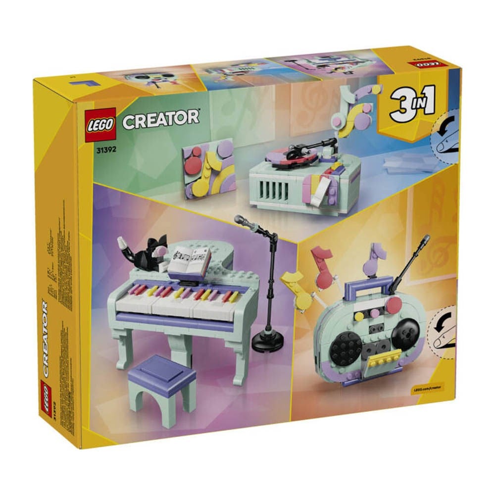 LegoLEGO Creator 3ü 1 Arada Müzikal Dekor Kedili Piyano 485 Parça