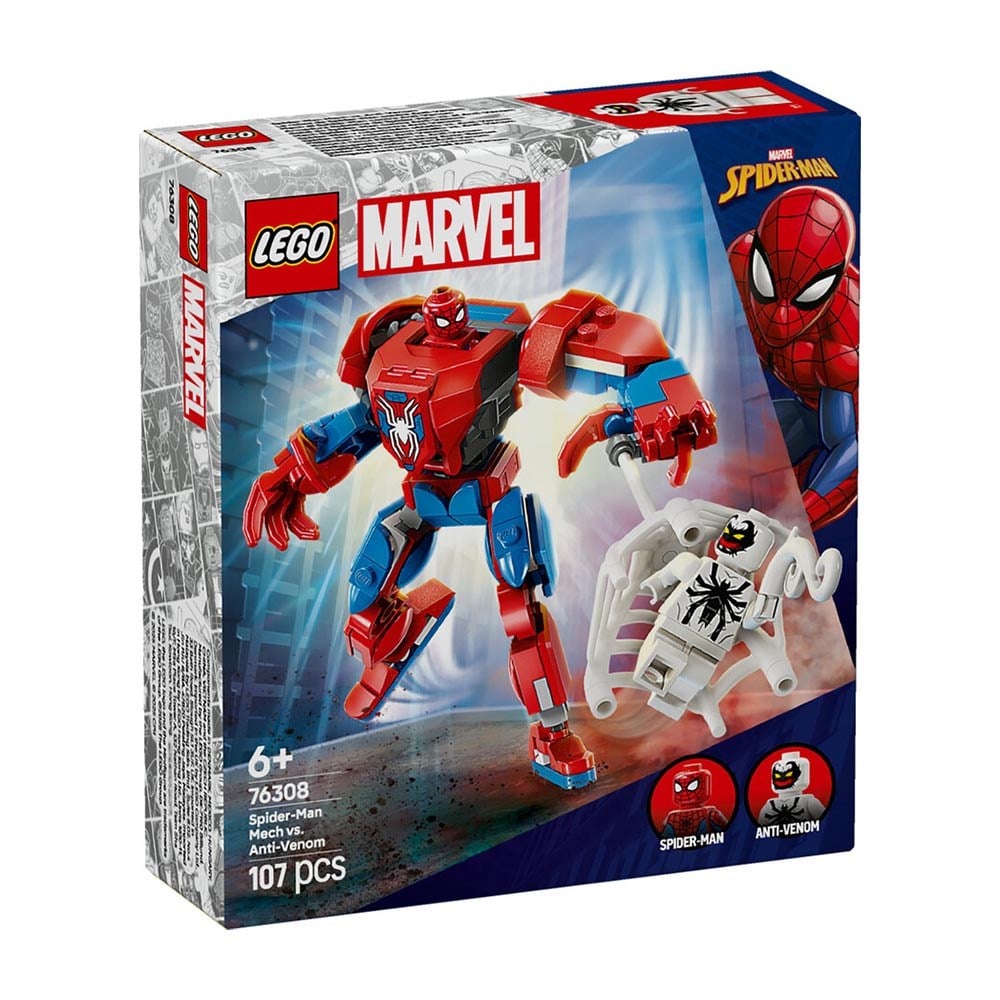LegoLEGO Marvel Örümcek Adam Robotu Anti Venoma Karşı 107 Parça