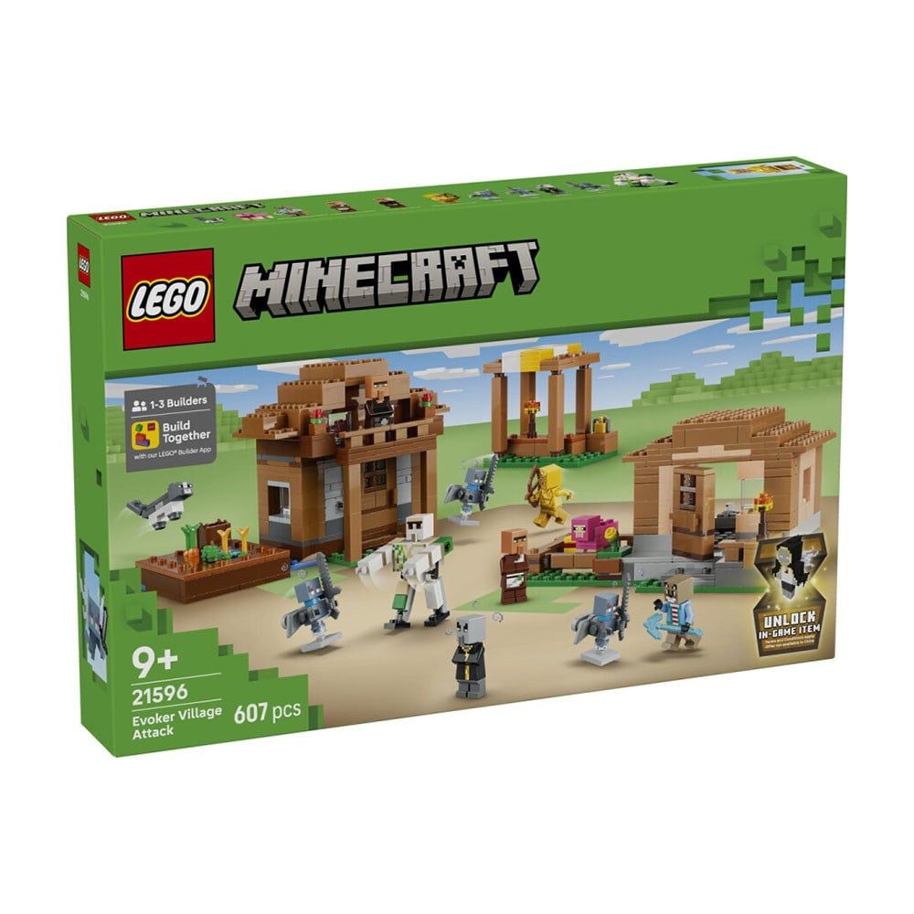LegoLEGO Minecraft Evoker Köy Saldırısı 607 Parça