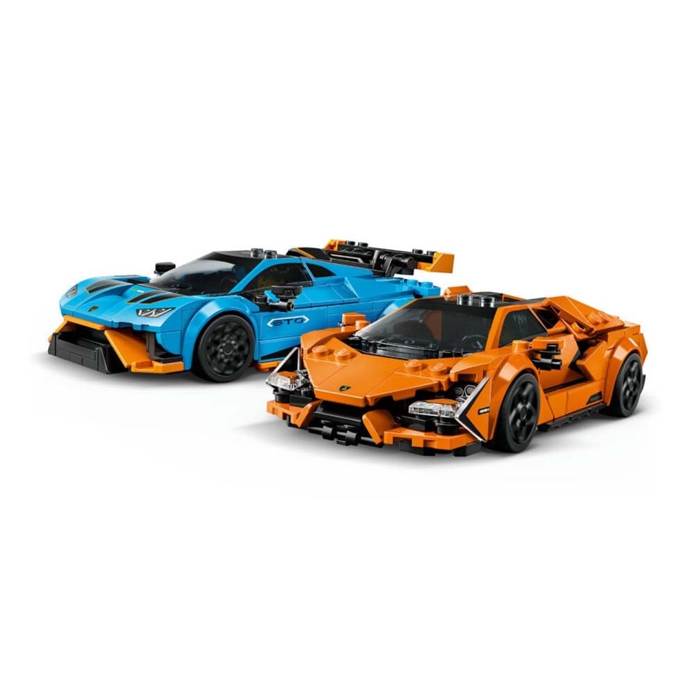 LegoLego Speed Champ Lamborghini Revuelto ve Hurac n STO 607 parça 10 Yaş