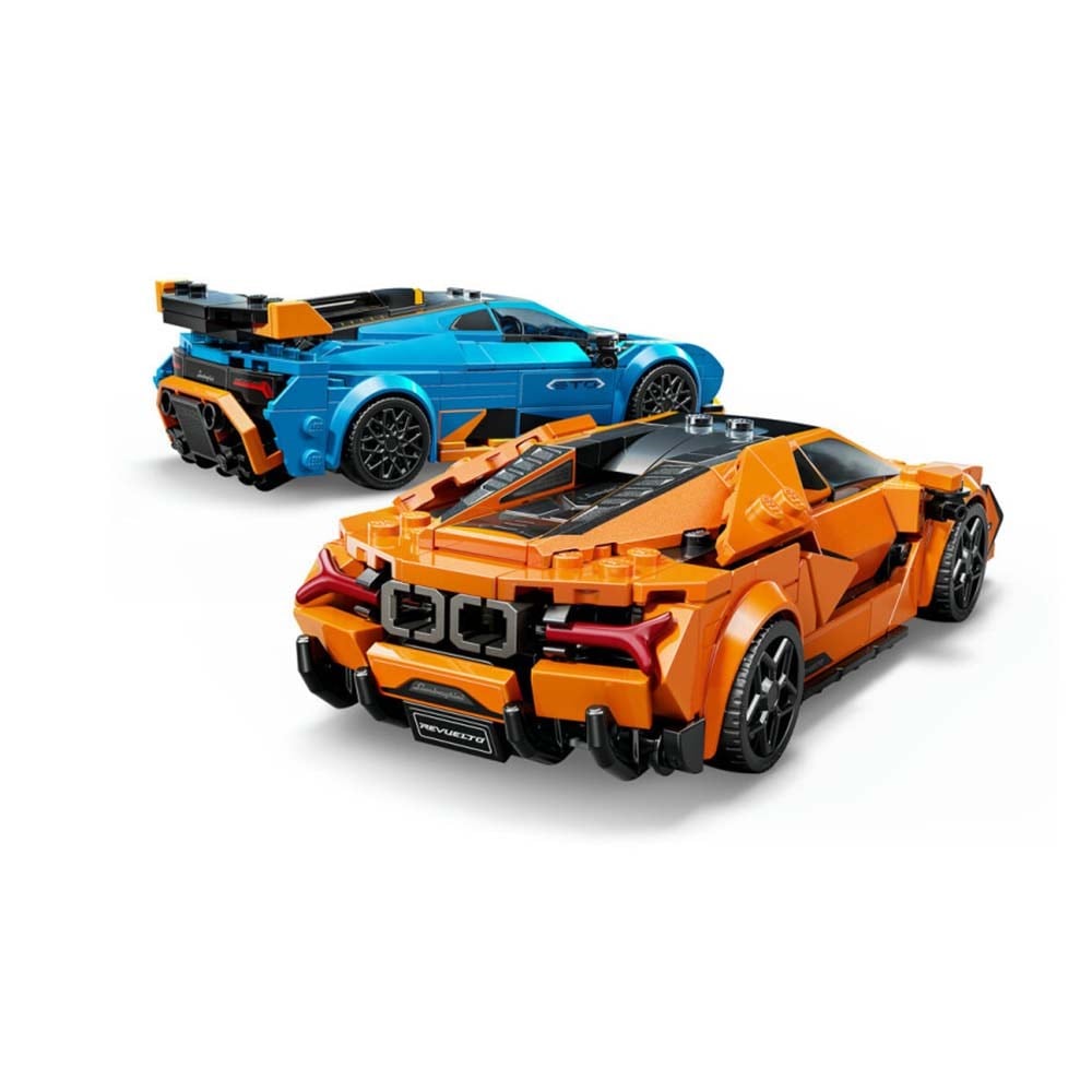 LegoLego Speed Champ Lamborghini Revuelto ve Hurac n STO 607 parça 10 Yaş