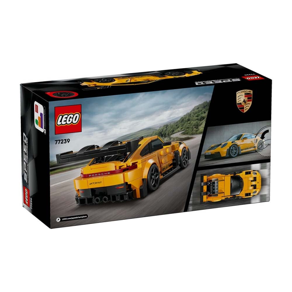 LegoLego Speed Champ Porsche 911 GT3 RS Süper Araba 348 parça 9 Yaş