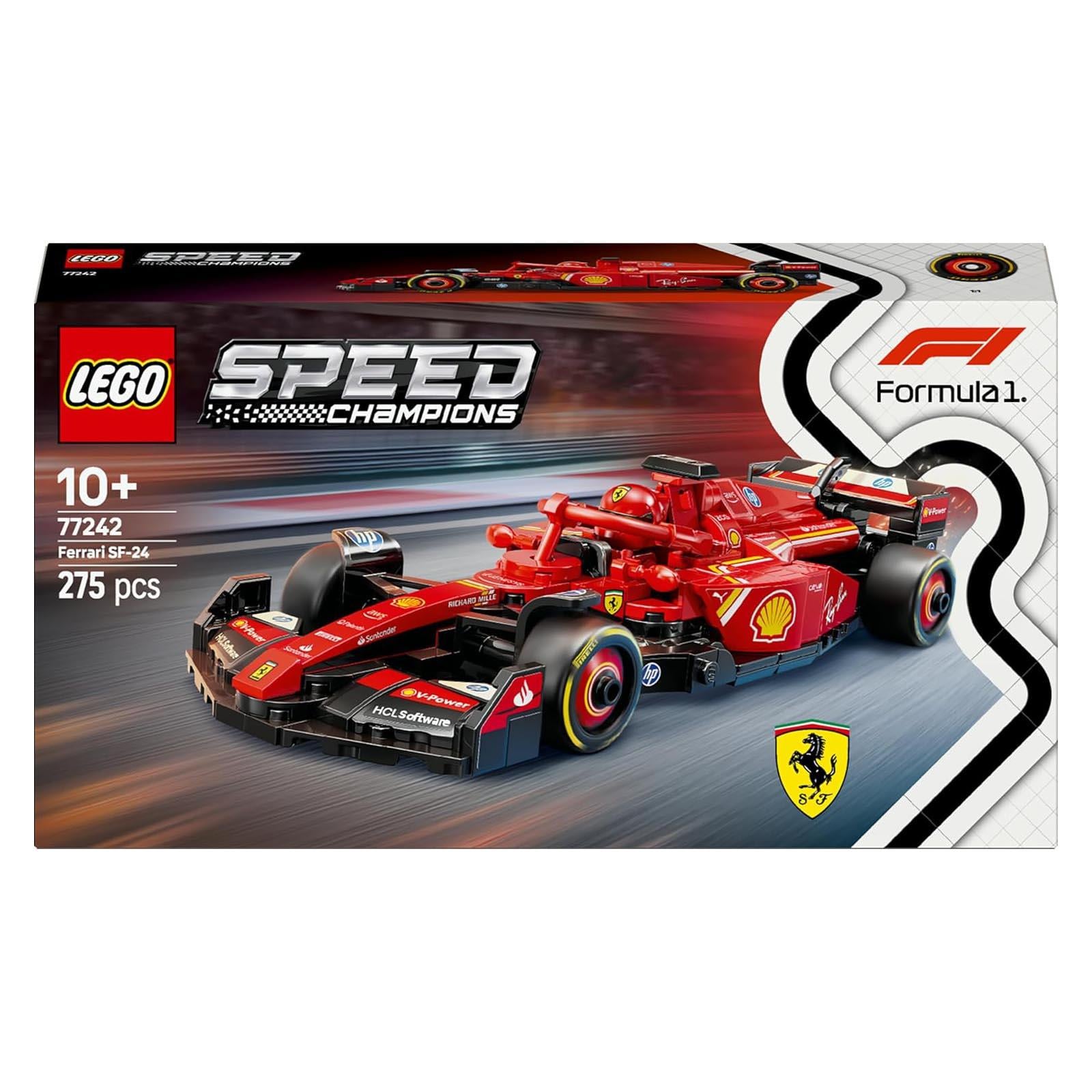 LegoLEGO Speed Champions Ferrari SF-24 F1 Yarış Arabası 275 Parça