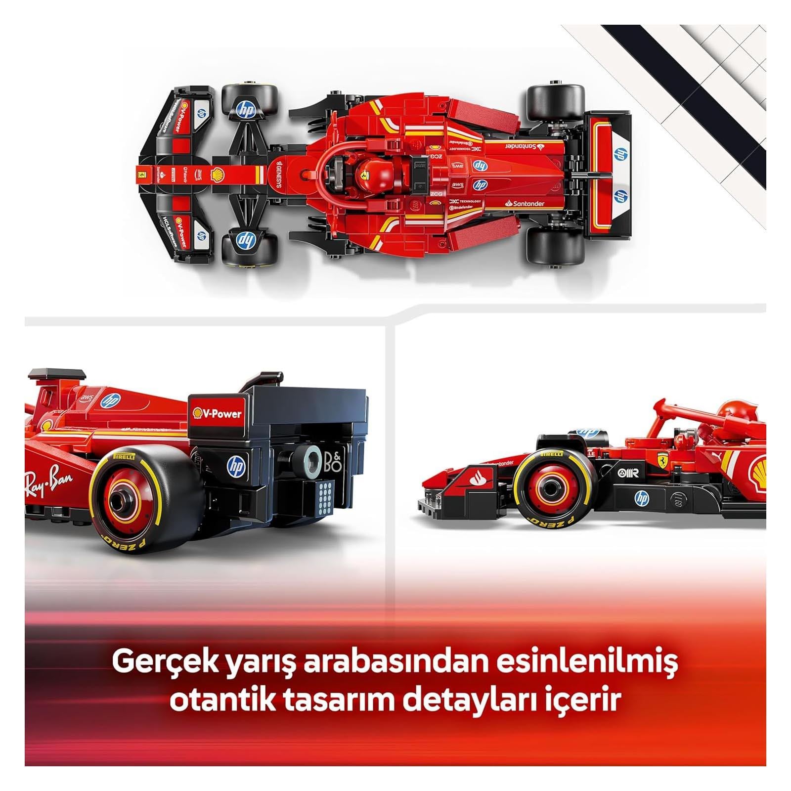 LegoLEGO Speed Champions Ferrari SF-24 F1 Yarış Arabası 275 Parça