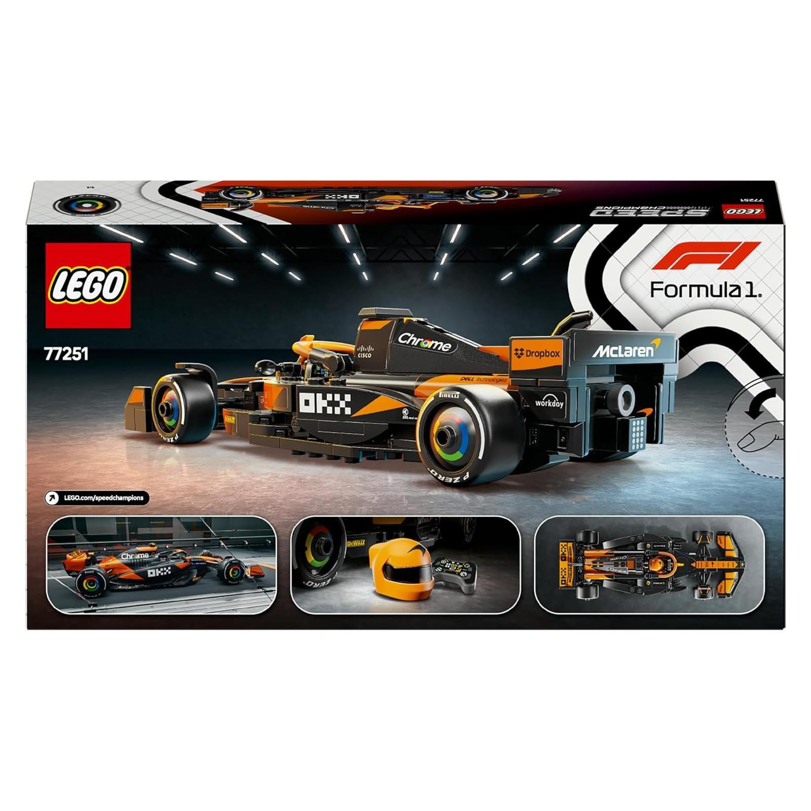 LegoLEGO Speed Champions McLaren F1 Team MCL38 Yarış Arabası 269 Parça