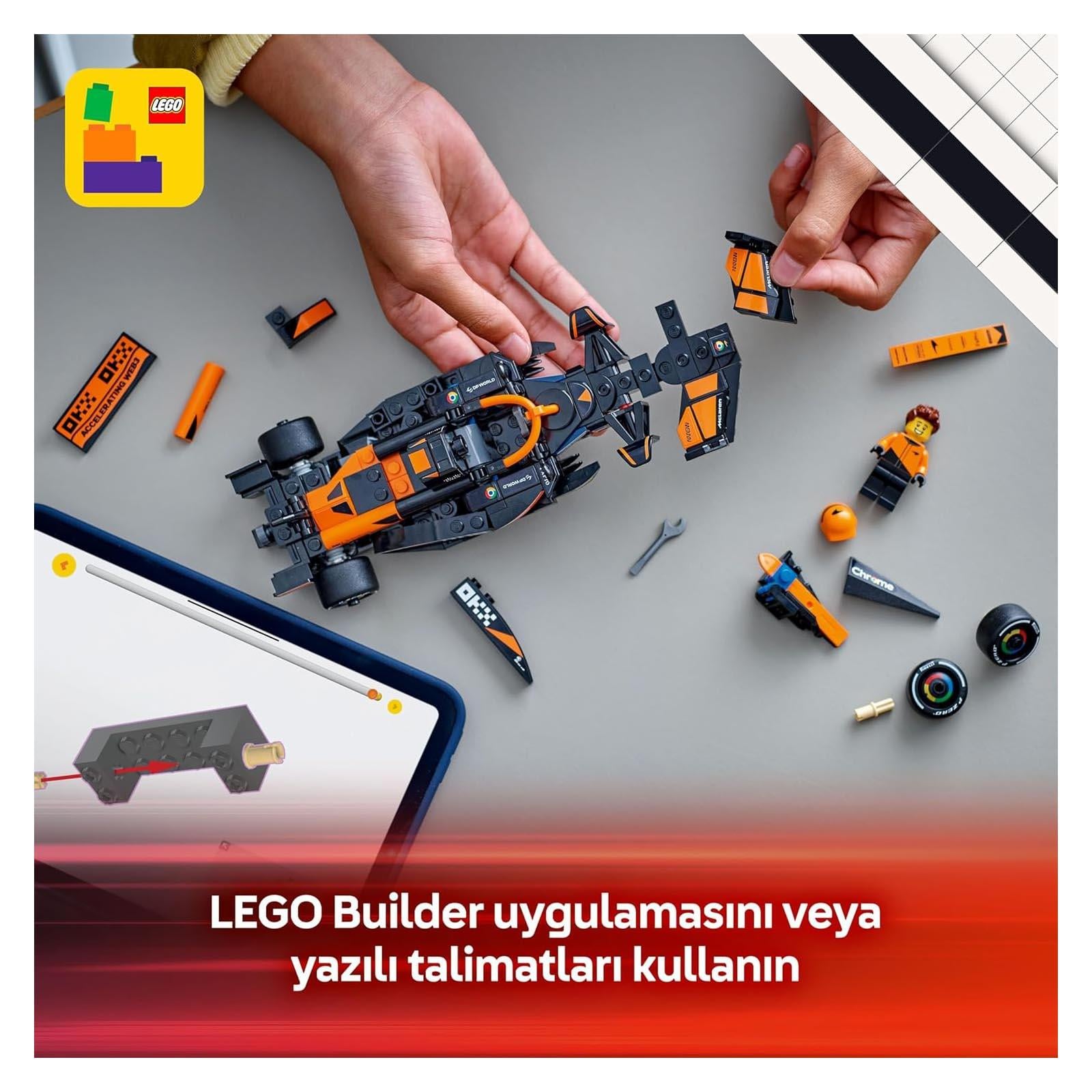 LegoLEGO Speed Champions McLaren F1 Team MCL38 Yarış Arabası 269 Parça