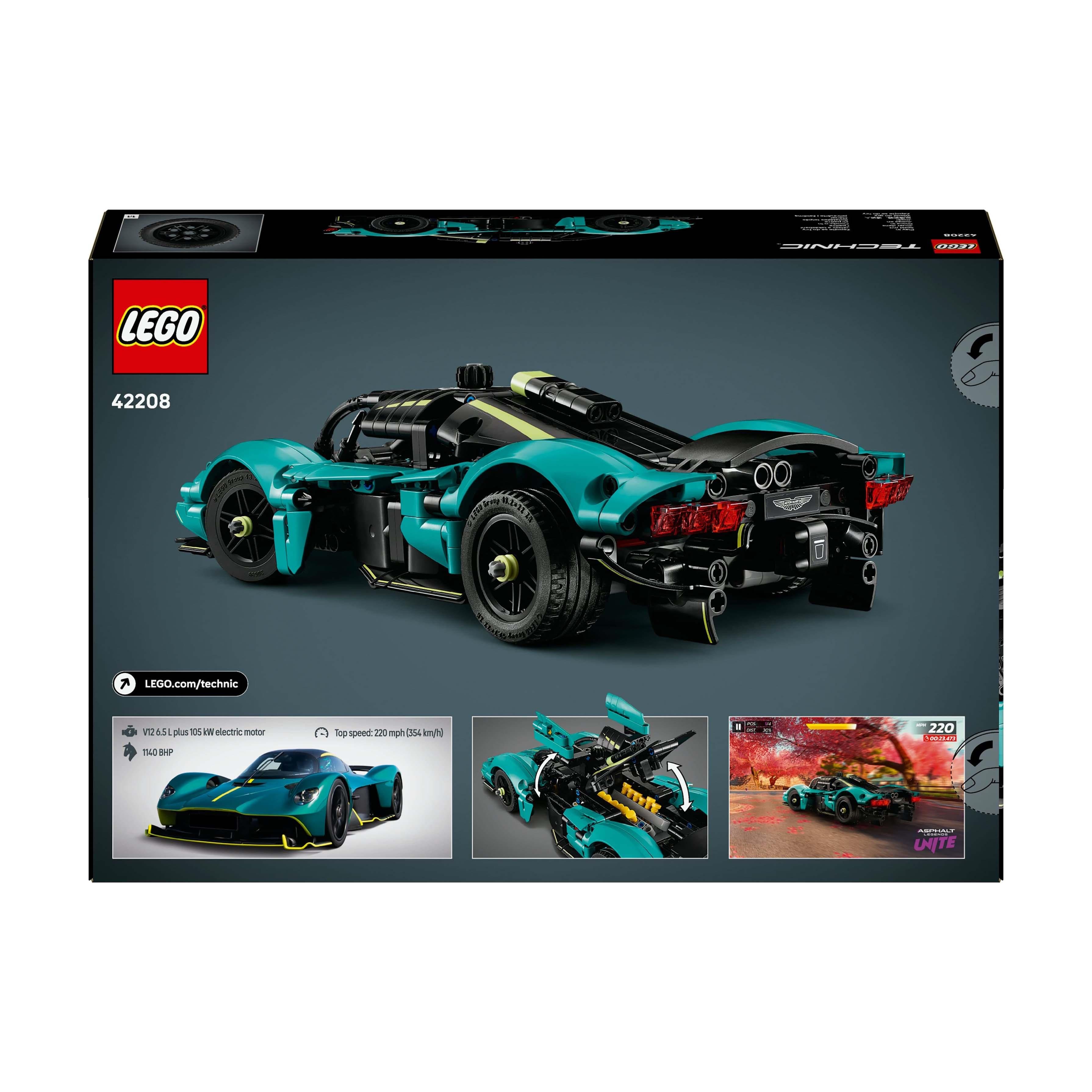 LegoLego Technic Aston Martin Valkyrie 707 Parça