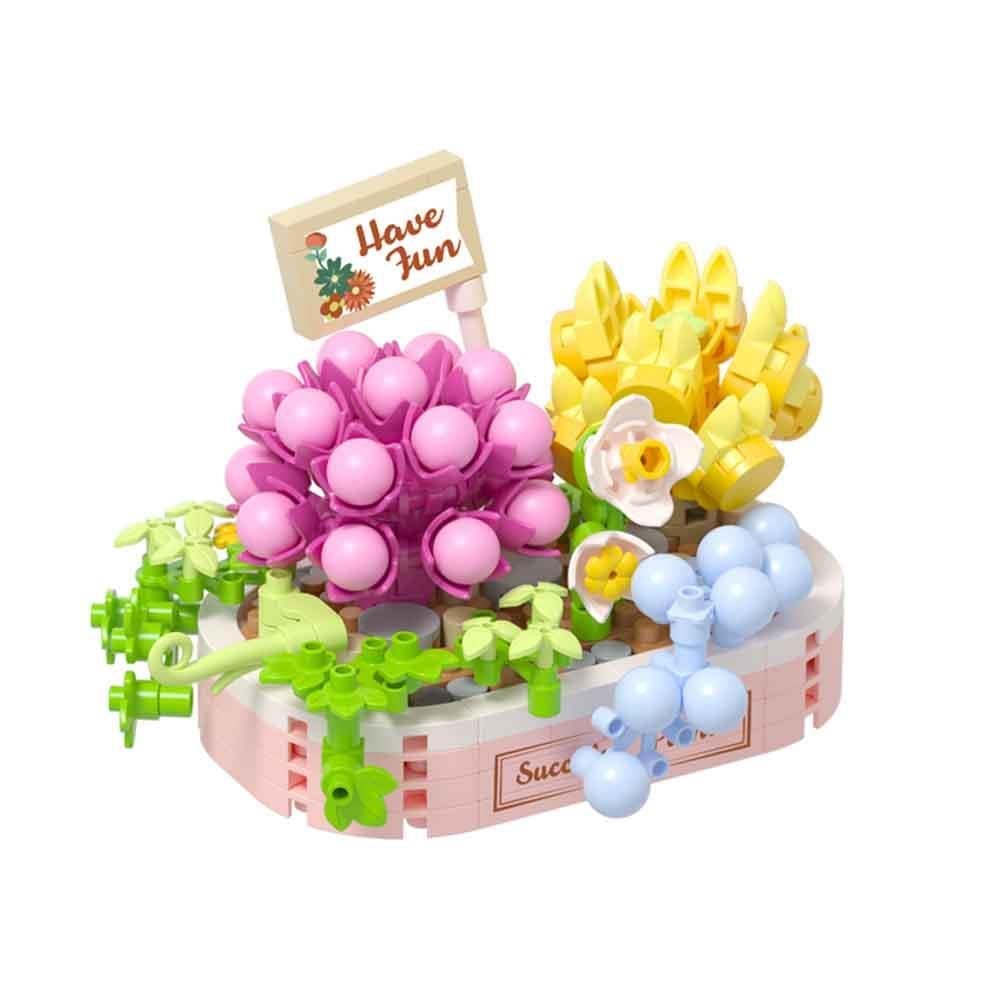 SunmanSunman Bloom Boutique Sukulent Bitki Kombinasyonu 249 Parça Lego