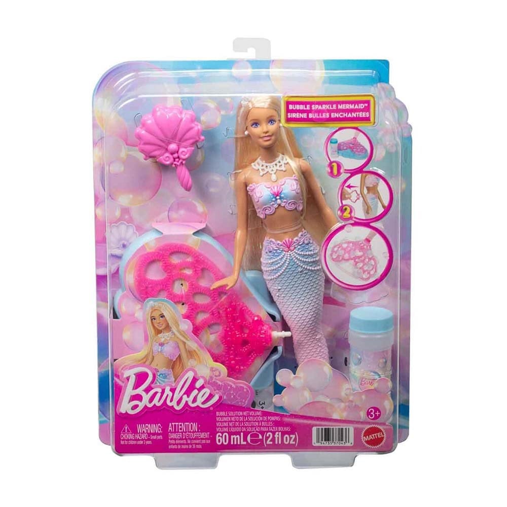 BarbieBarbie Baloncuk Işıltısı Deniz Kızı Bebeği