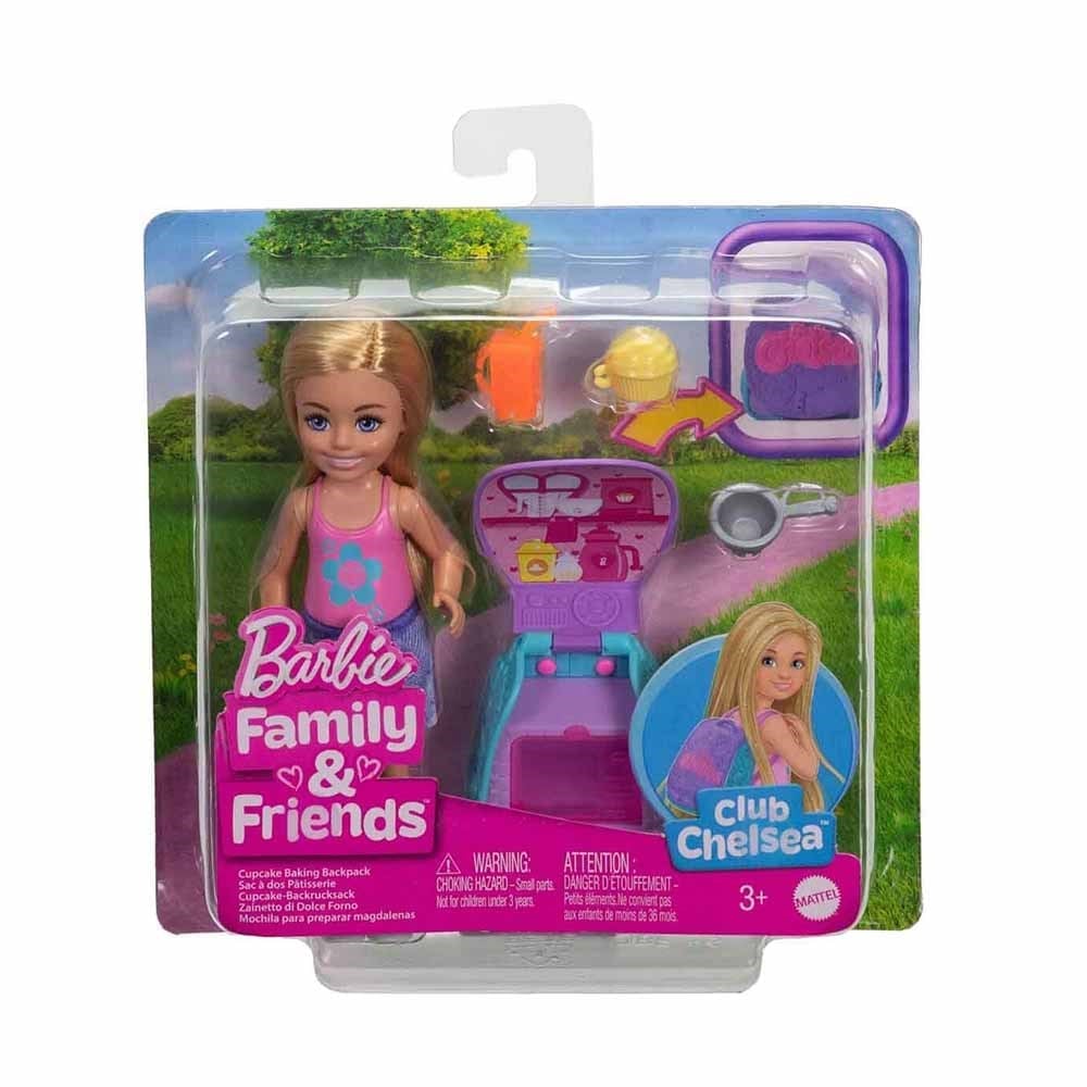 BarbieBarbie Chelsea Sırt Çantası Olabilen Cupcake Oyun Seti