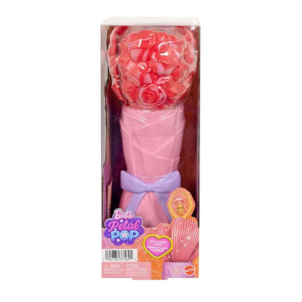 BarbieBarbie Petal Pop Barbie Bebek ve Aksesuarları Gül Oyun Seti