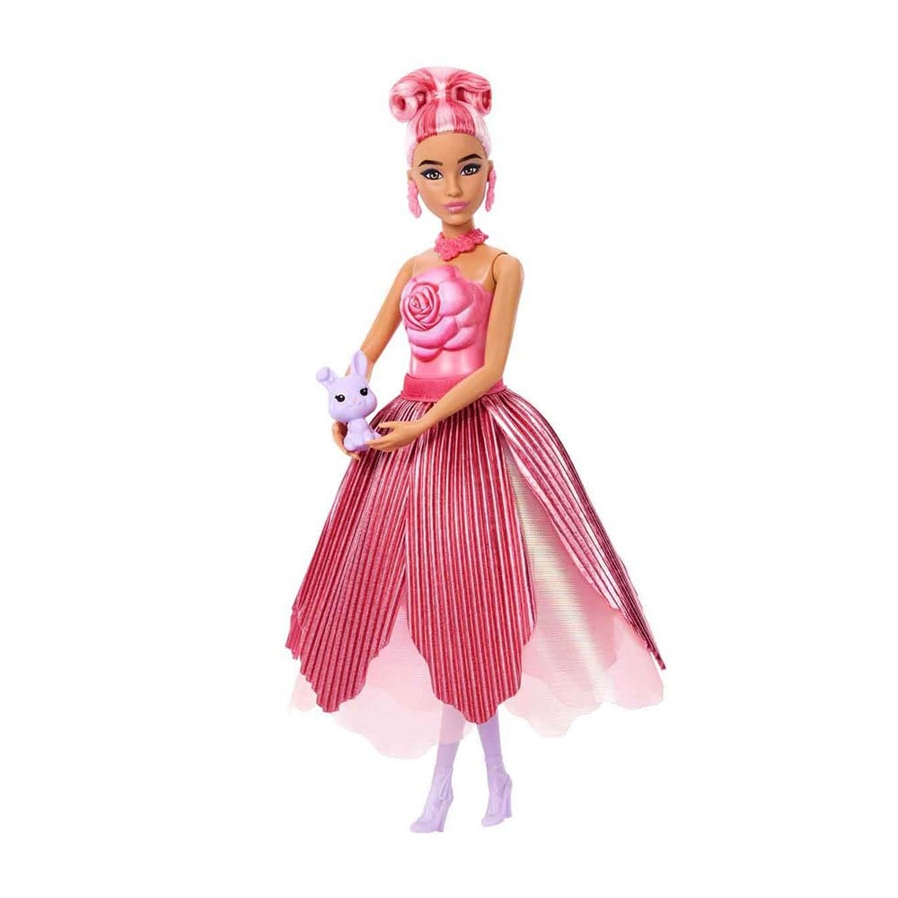 BarbieBarbie Petal Pop Barbie Bebek ve Aksesuarları Gül Oyun Seti