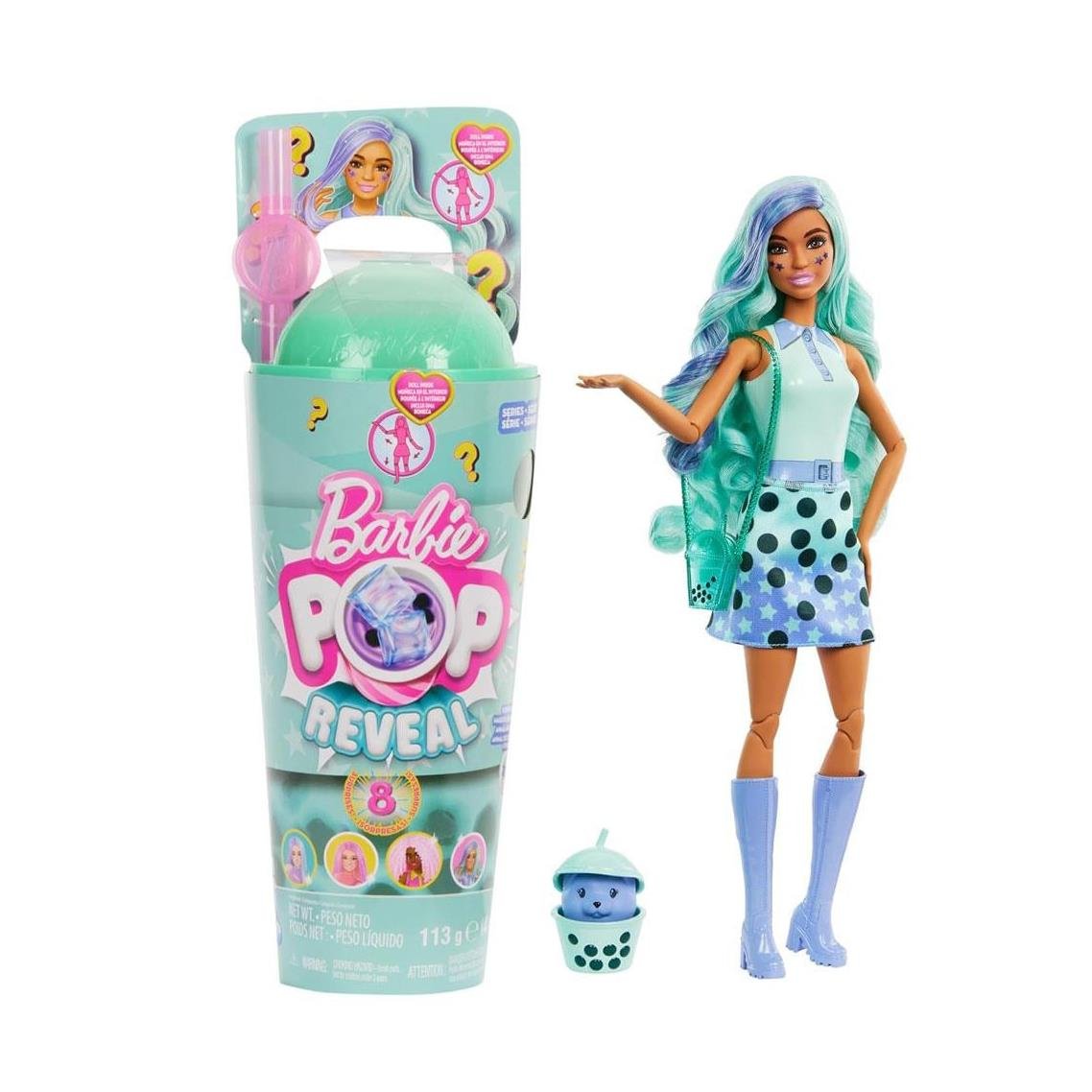 BarbieBarbie POP Reveal Boba Çayı Serisi Yeşil