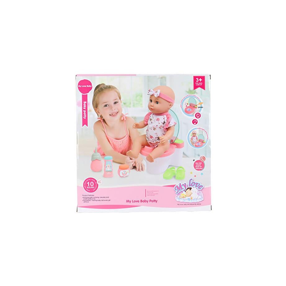 MegaBabydoll My Sweet Love Tuvalet Eğitimi Seti Pembe