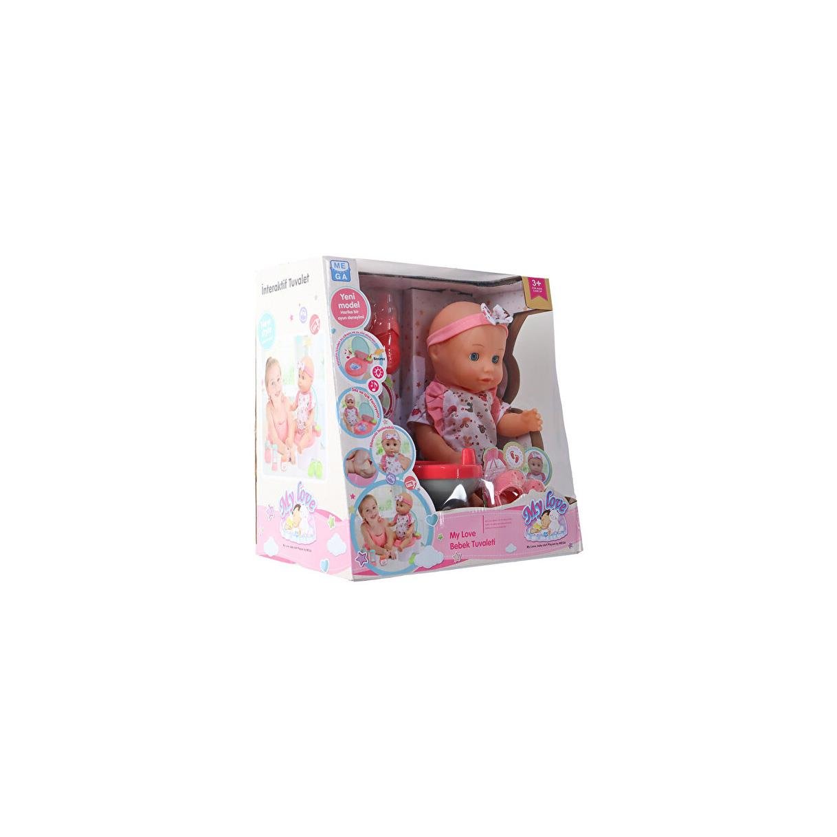 MegaBabydoll My Sweet Love Tuvalet Eğitimi Seti Pembe