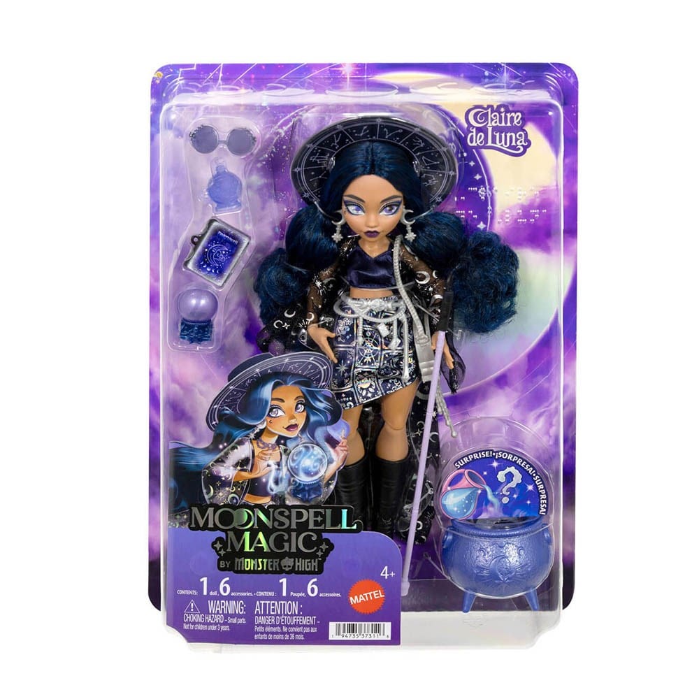 Monster HighMonster High Moonspell Magic Claire De Luna Bebek