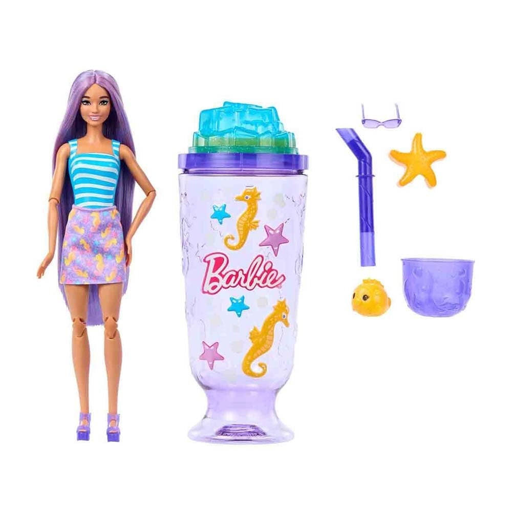 BarbieBarbie Pop Reveal Atıştırmalık Serisi Denizatı Mor