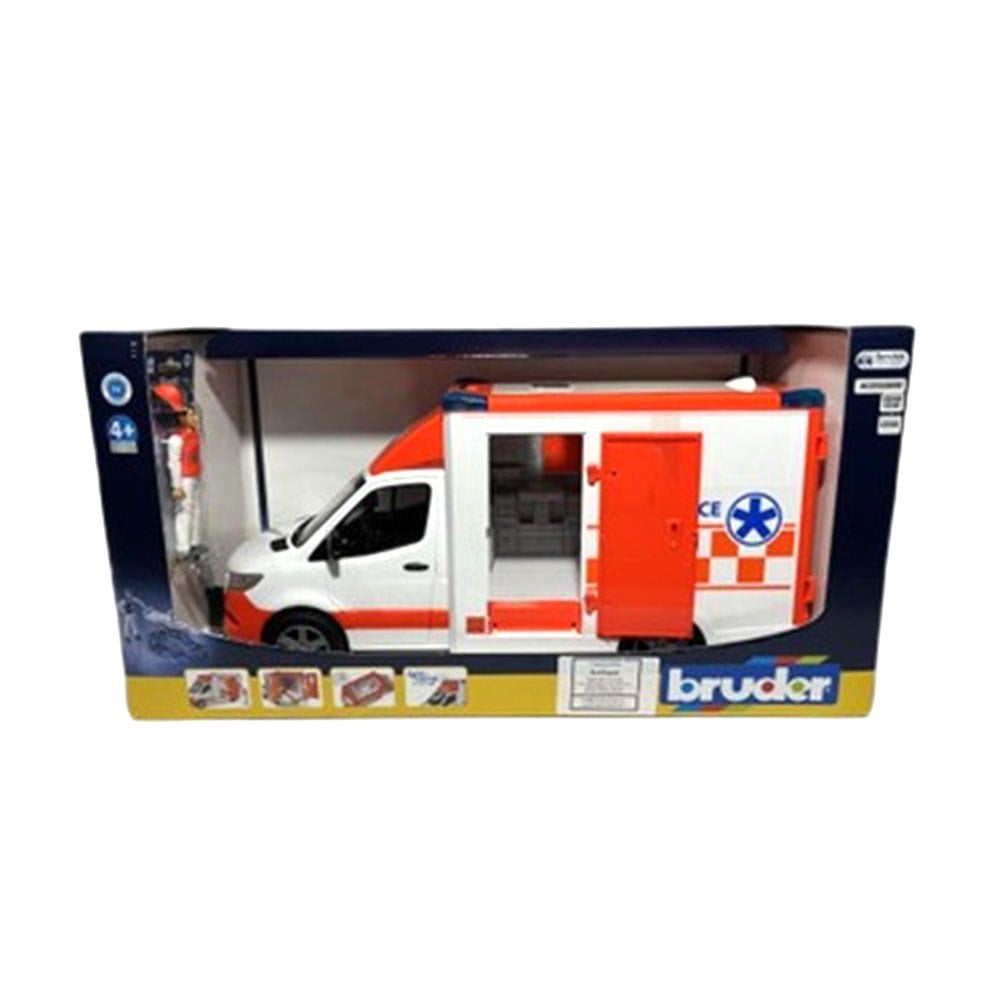 BruderBruder Mercedes Benz Sprinter Sirenli Ambulans ve Ekibi