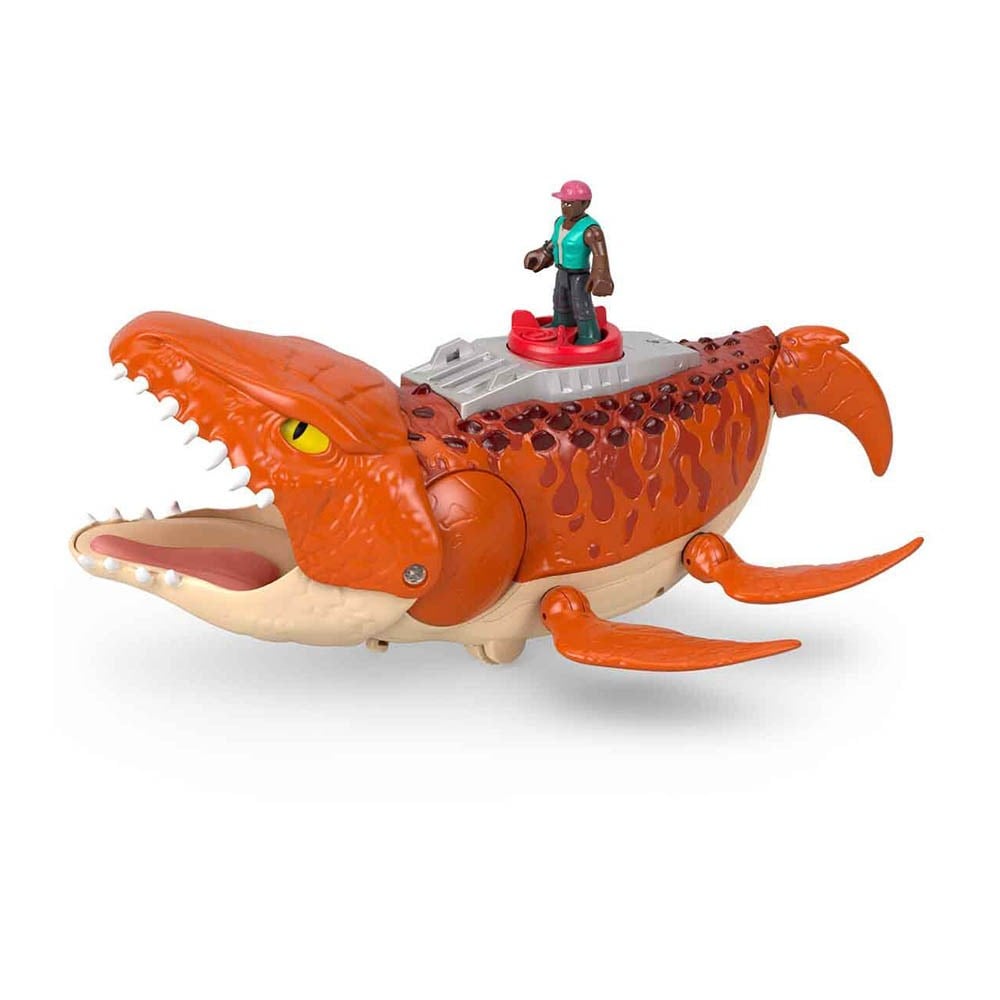 Fisher PriceFisherprice Imaginext Sesli Jurassic World Rebirth Dev Ağızlı Mosasaurus Dinozor Oyun Seti