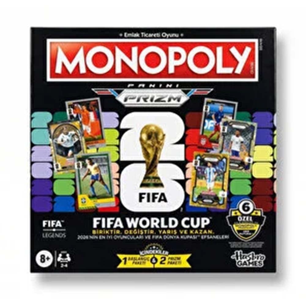 HasbroMonopoly FIFA World Cup 2026 Panini Prizm Edisyonu