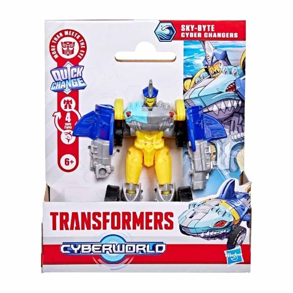 HasbroTransformers Cyberworld Cyber Changers Dönüşebilen Sky-Byte