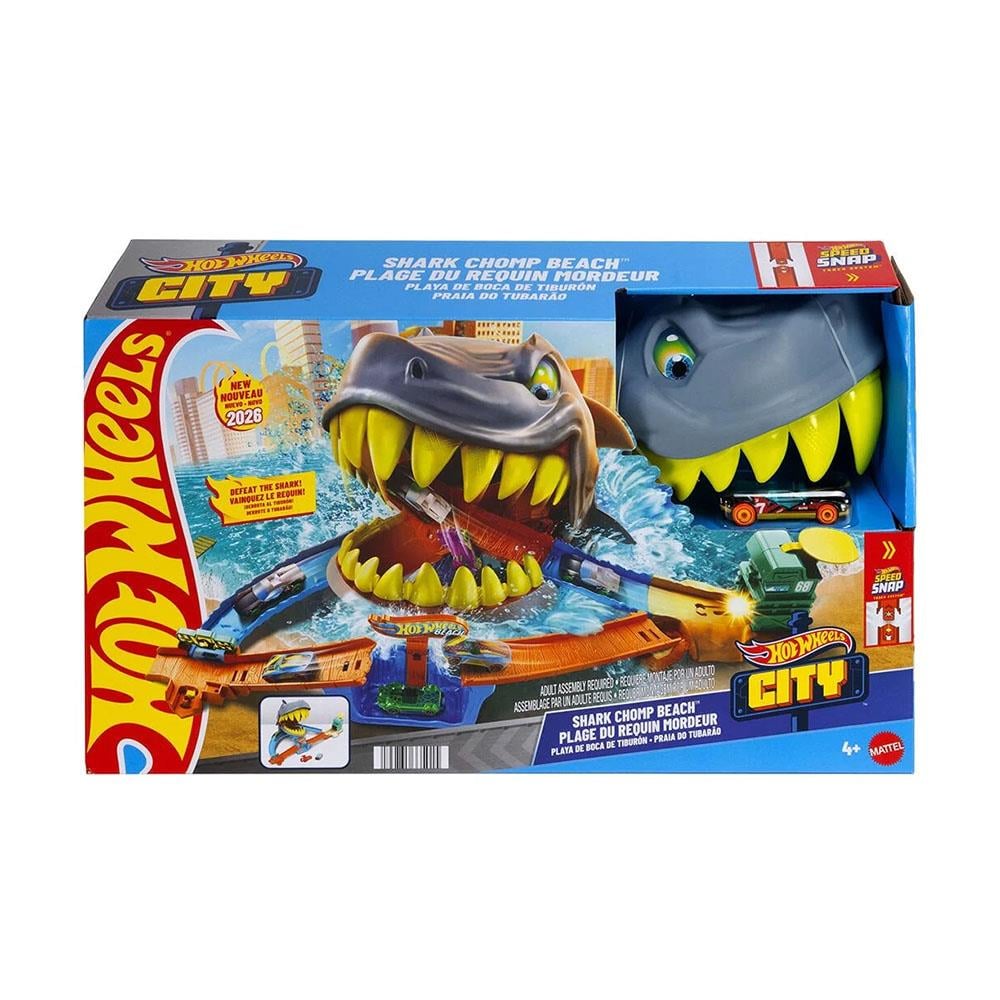 Hot WheelsHot Wheels City Köpekbalığı Sahil Savaşı Oyun Seti