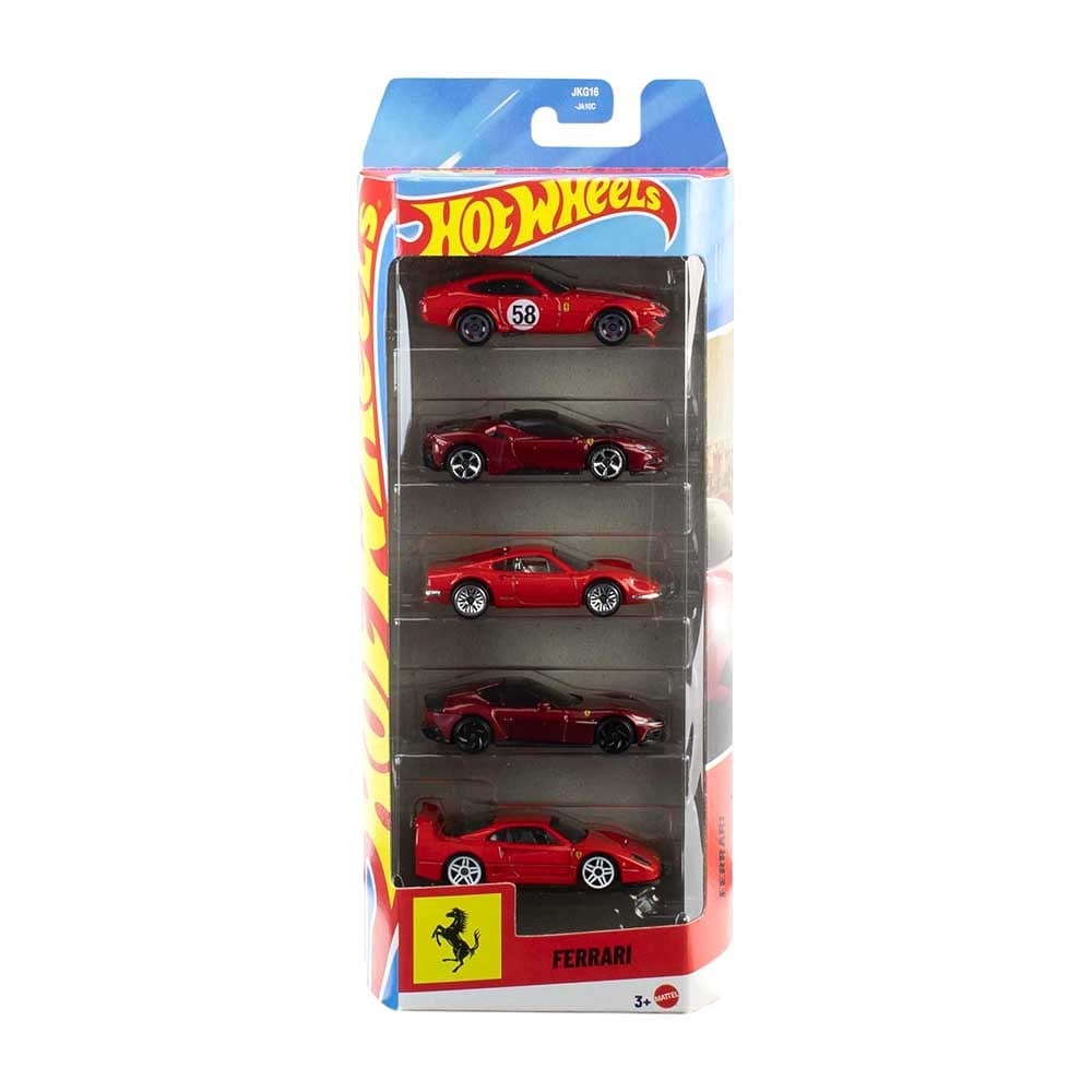 Hot WheelsHot Wheels Ferrari 5li Model Araba Seti