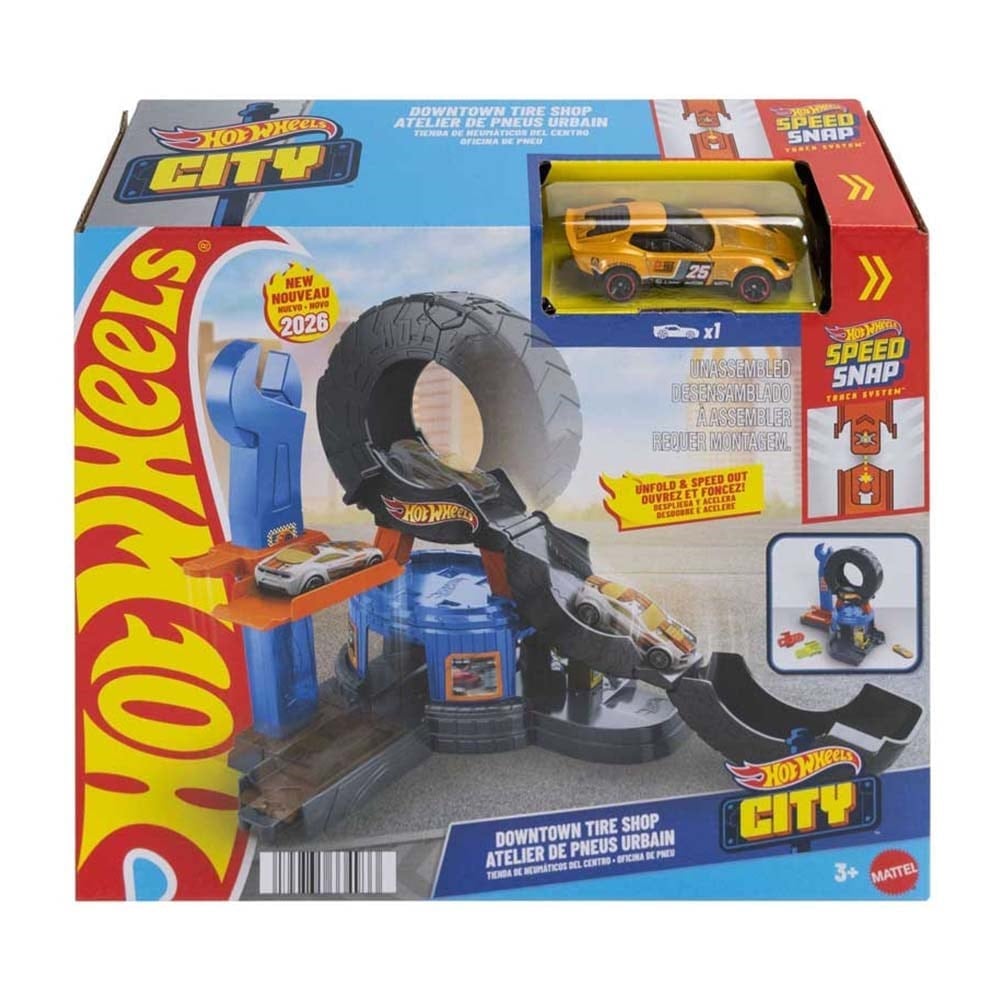 Hot WheelsHot Wheels Şehir Merkezi Lastikçi Oyun Seti