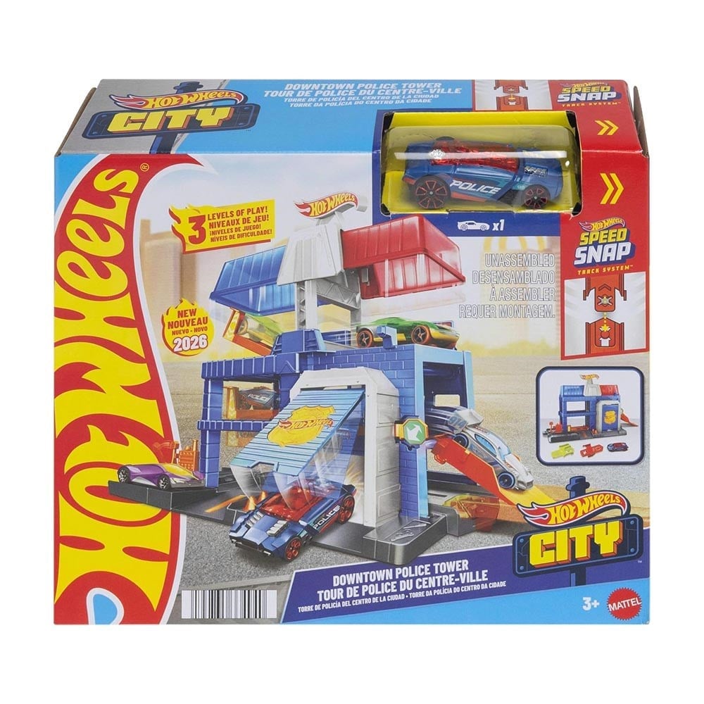 Hot WheelsHot Wheels Şehir Merkezi Polis Kulesi Oyun Seti