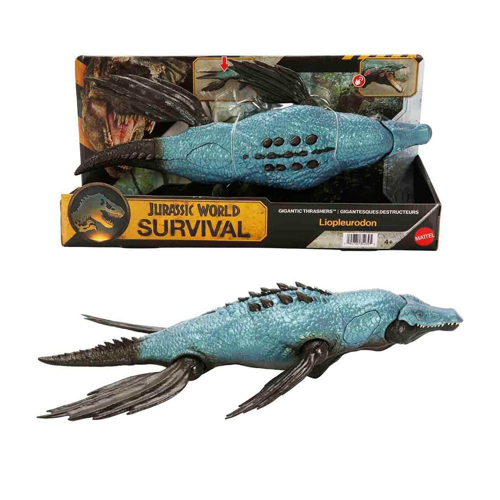 Jurassic WorldJurassic World İz Sürücü Dinozor Figürü Film Serisi Liopleurodon 33 cm