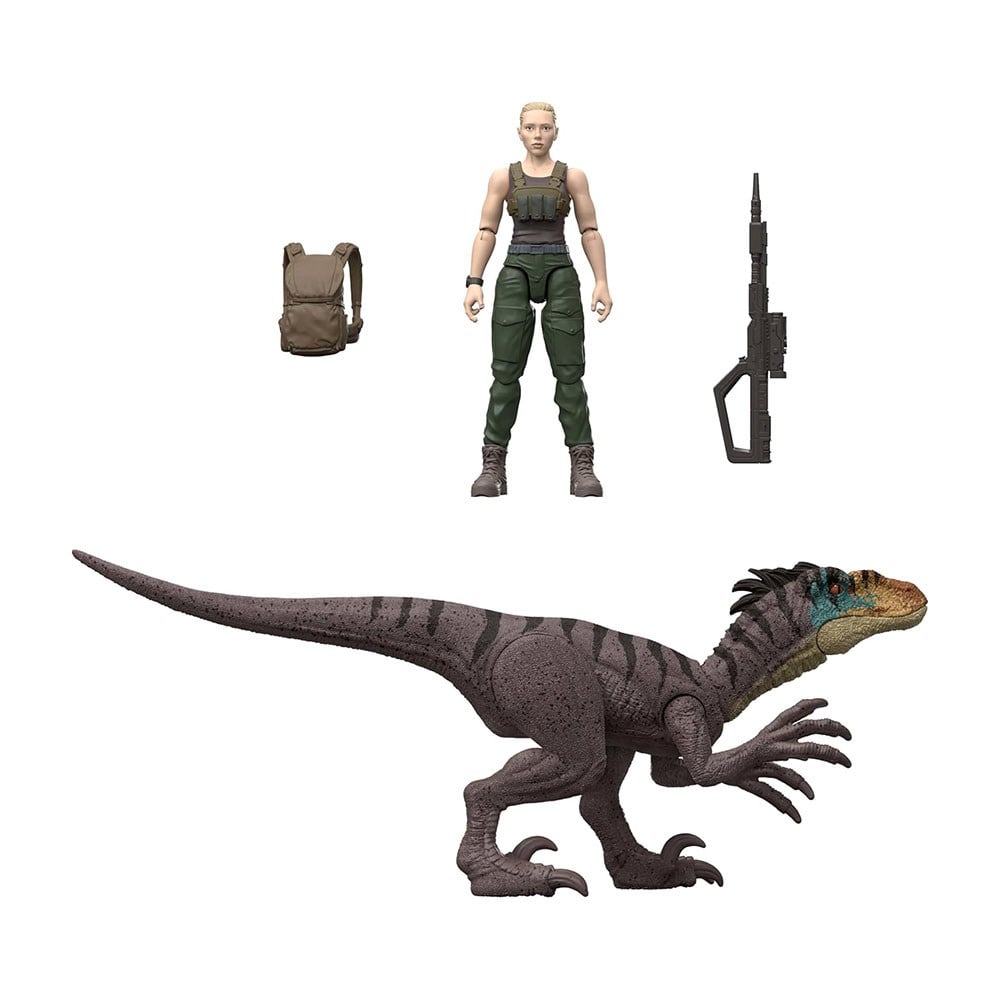 Jurassic WorldJurassic World Rebith İnsan ve Dinozor Figürü Oyun Seti