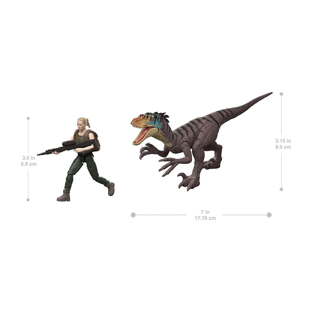 Jurassic WorldJurassic World Rebith İnsan ve Dinozor Figürü Oyun Seti