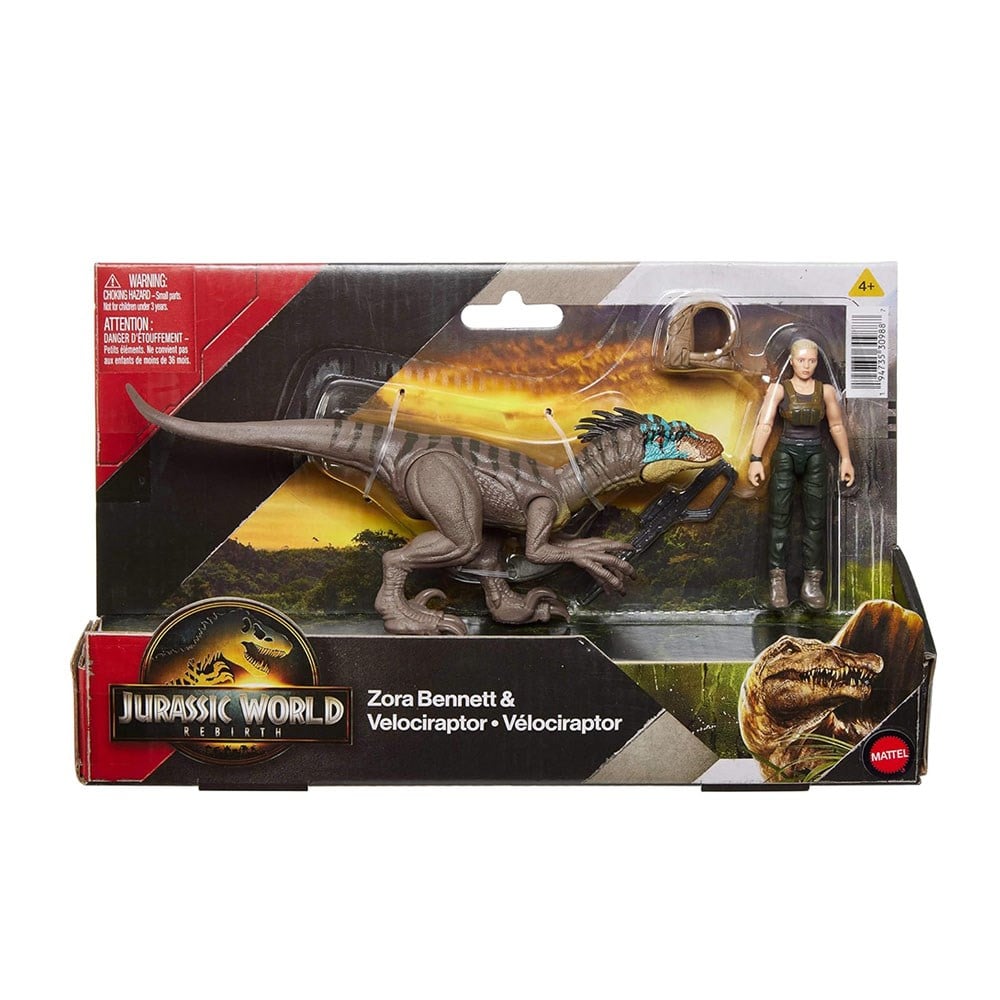 Jurassic WorldJurassic World Rebith İnsan ve Dinozor Figürü Oyun Seti