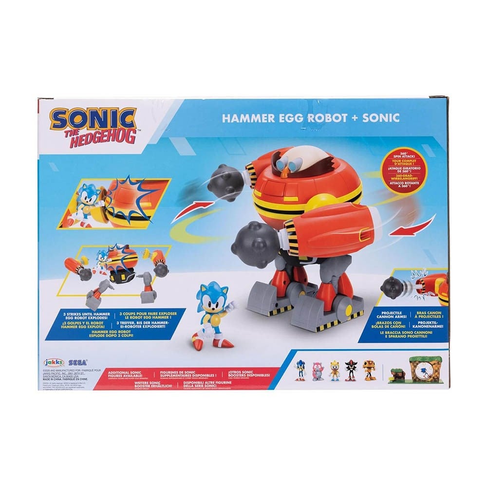 Neco ToysNeco Sonic Hammer Egg Robot Figürlü Oyun Seti