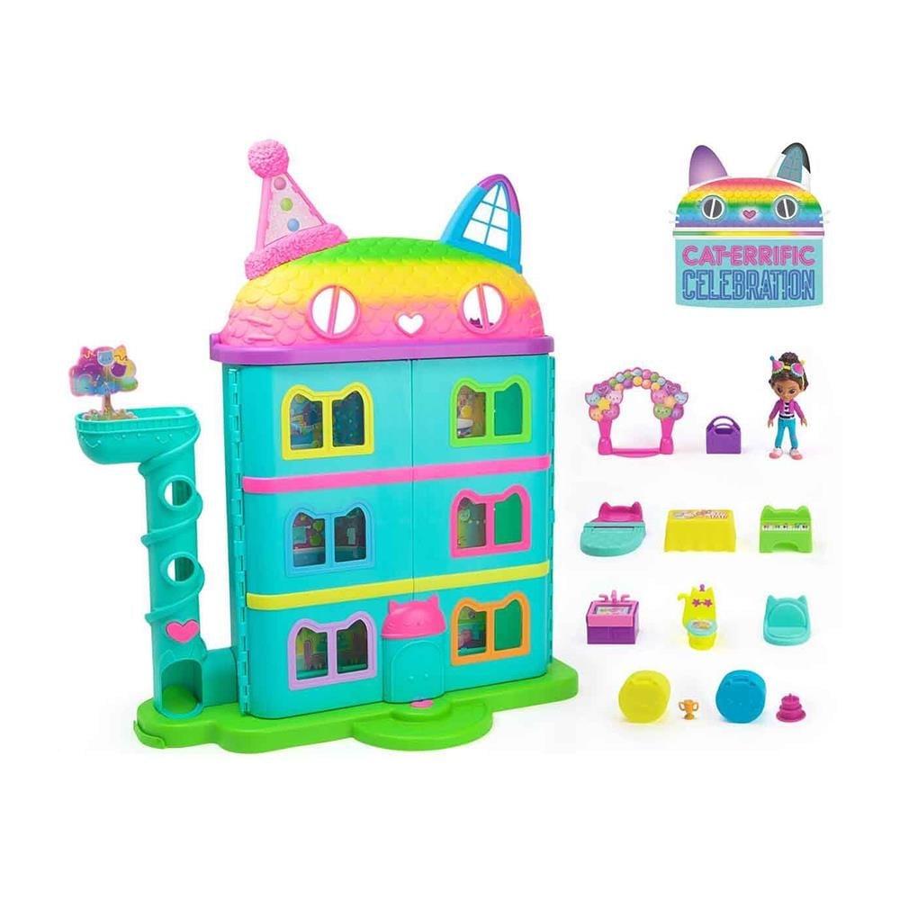 Spin MasterGabbys Dollhouse Festival Evi Eğlenceli Müzikli Oyun Seti 63 cm