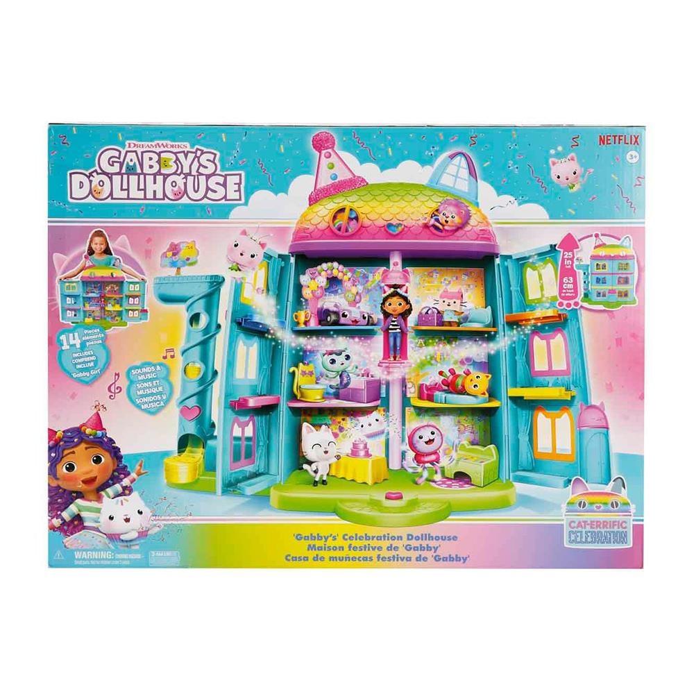 Spin MasterGabbys Dollhouse Festival Evi Eğlenceli Müzikli Oyun Seti 63 cm
