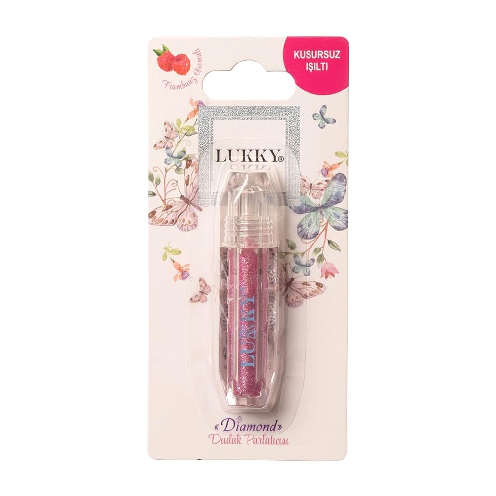 MegaLukky Frambuaz Aromalı Pembe Dudak Parlatıcısı