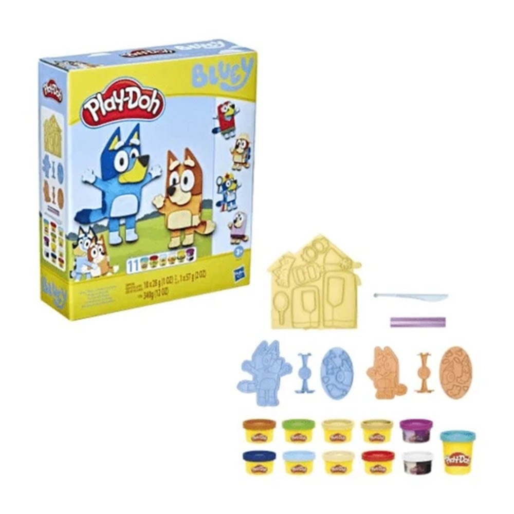 Play DohPlay Doh Bluey Mash Kostümler Oyun Hamuru Seti