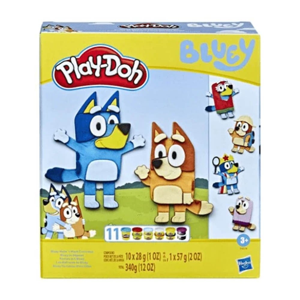 Play DohPlay Doh Bluey Mash Kostümler Oyun Hamuru Seti