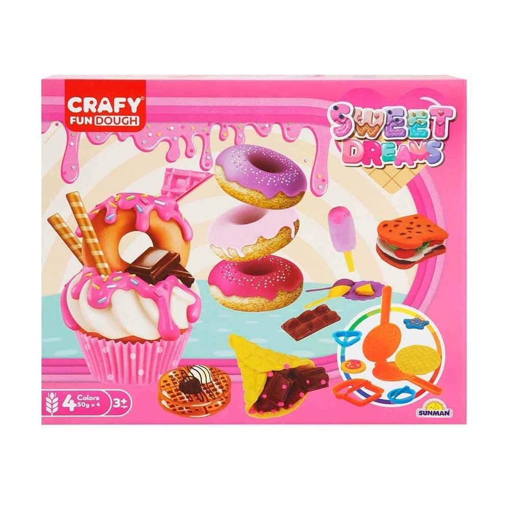 SunmanSunman Crafy Tatlı Düşler Oyun Hamuru Seti 22 Parça
