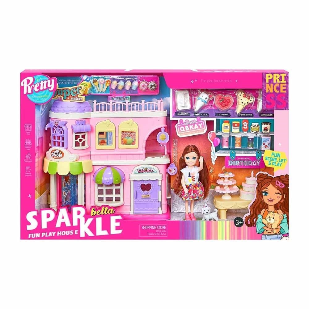 MegaMega Sparkle Bella Princess Eğlenceli Mağaza Seti