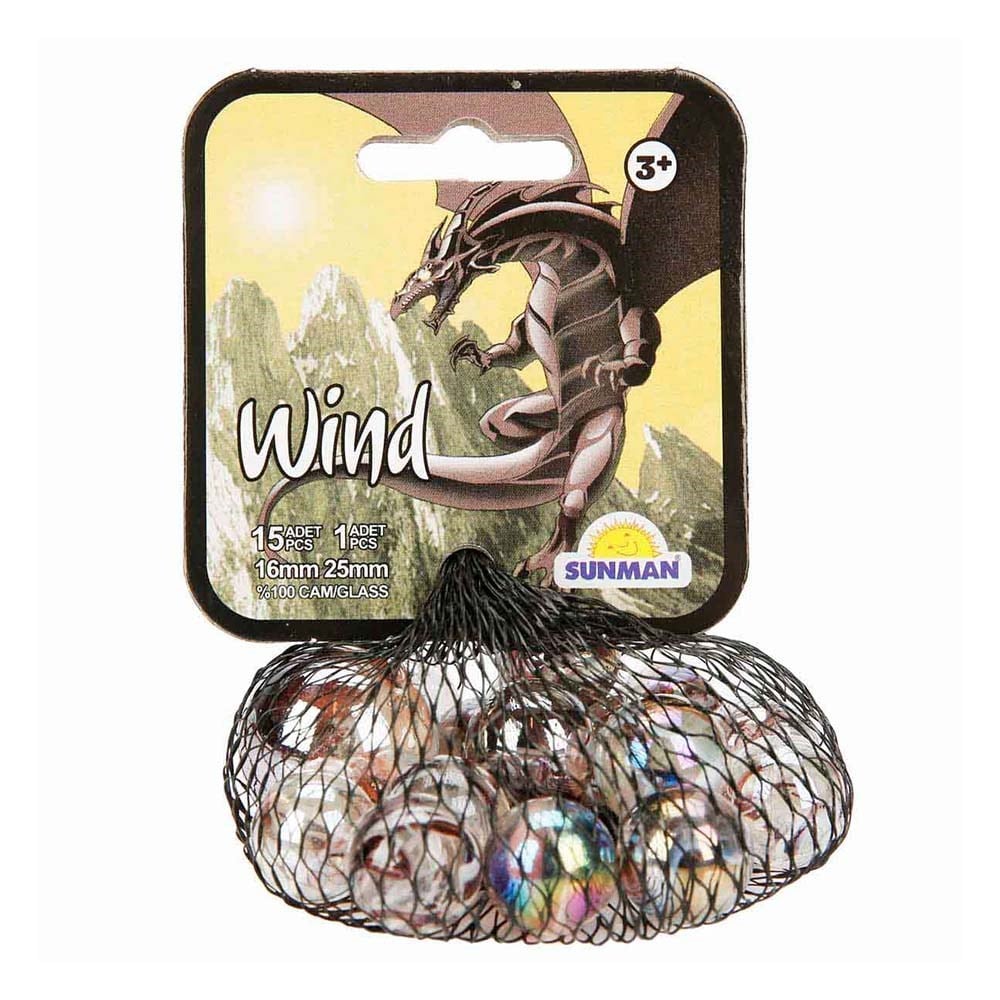 SunmanSunman Dragonlar Renkli Misket 15+1 Fileli