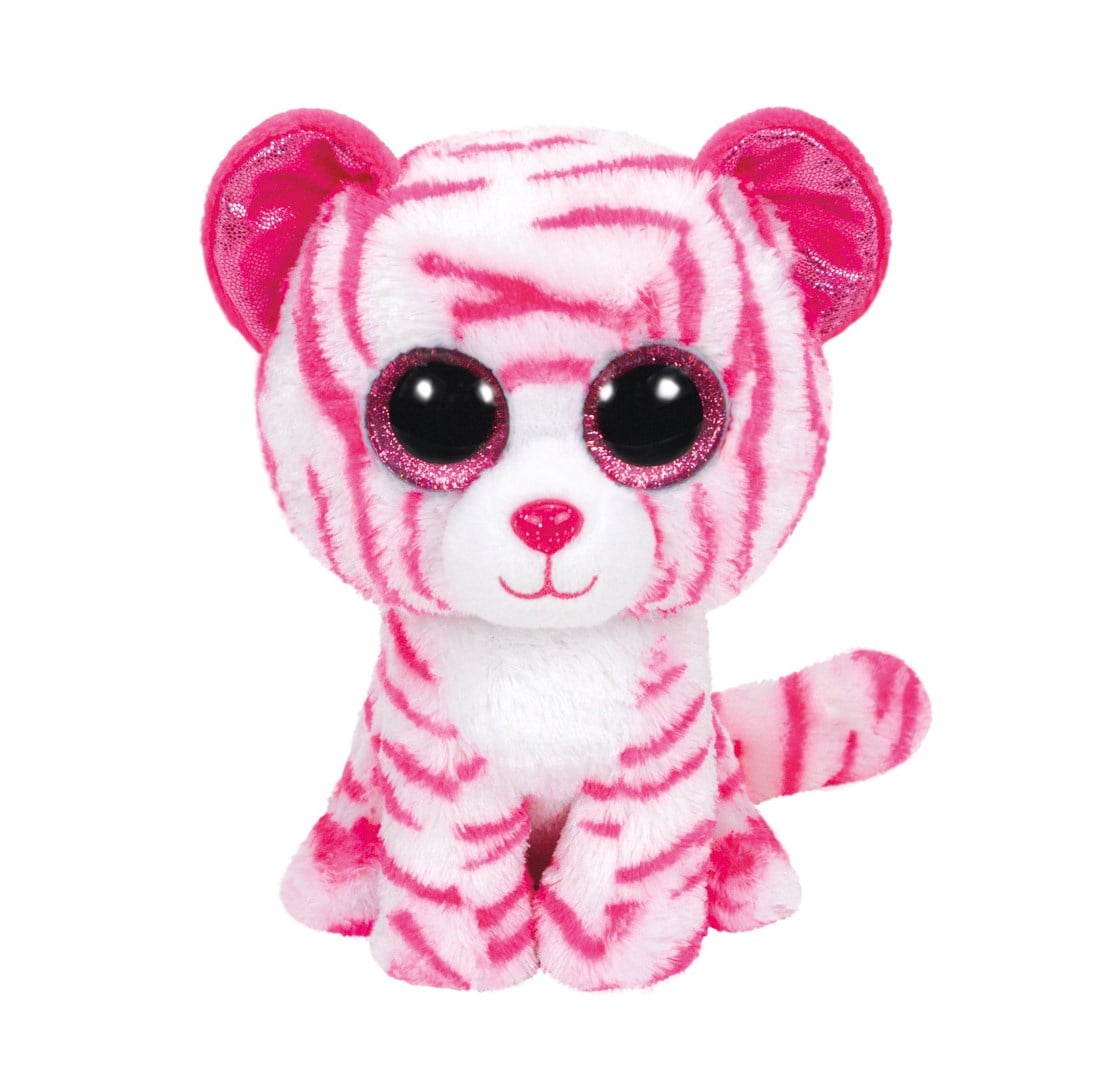 MegaTy Beanie Boos Asia Beyaz Kaplan Peluş 15 Cm